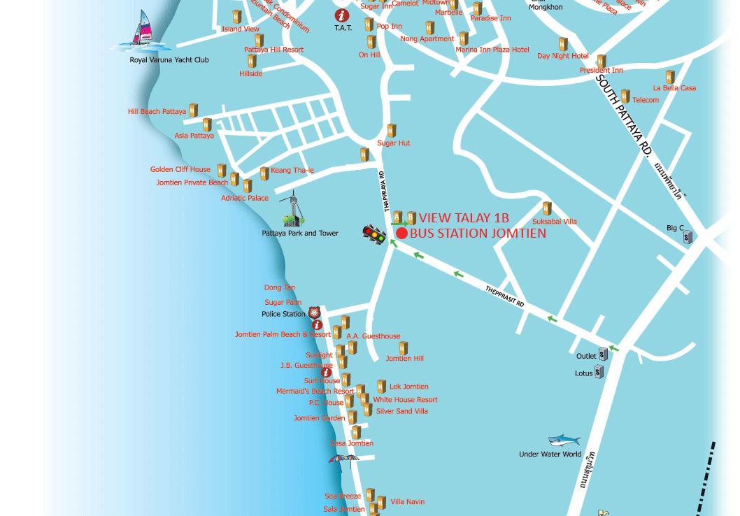 View Talay 1B Serviced Apartments Pattaya Exterior foto